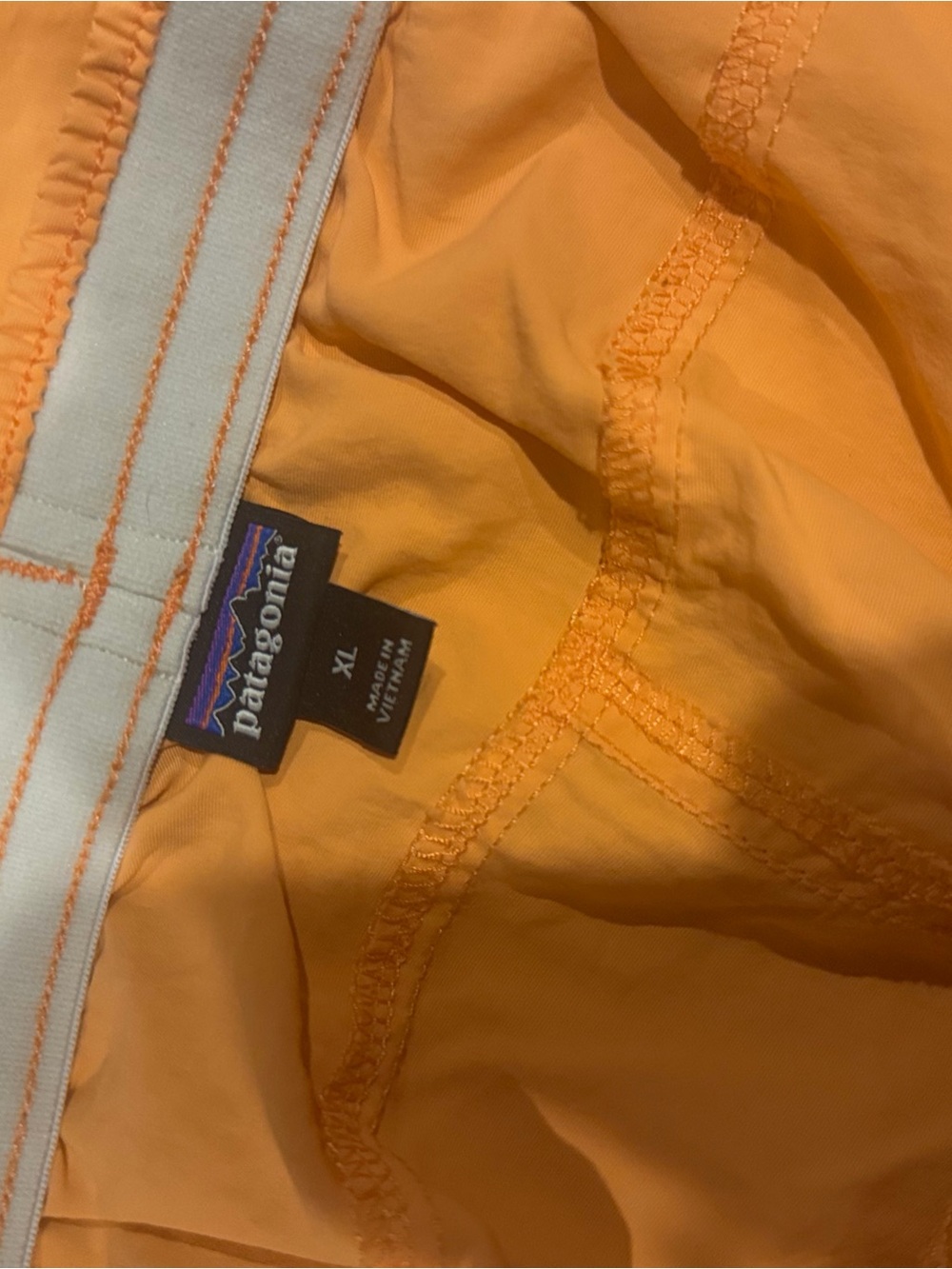 Patagonia Orange Lightweight Summer Shorts - Picture 3 of 3